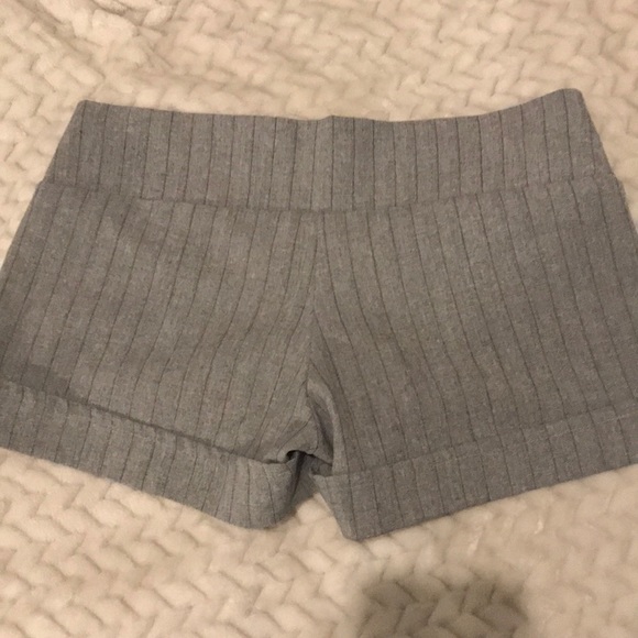 Grey stripped shorts. NEVER WORN!! - Picture 2 of 2